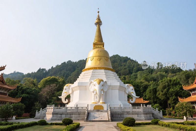 古佛塔自然景观