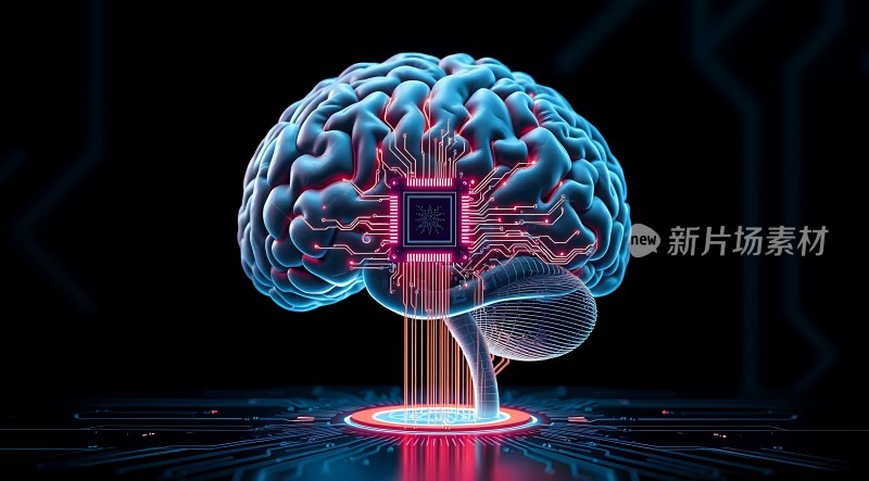 智能大脑芯片连接