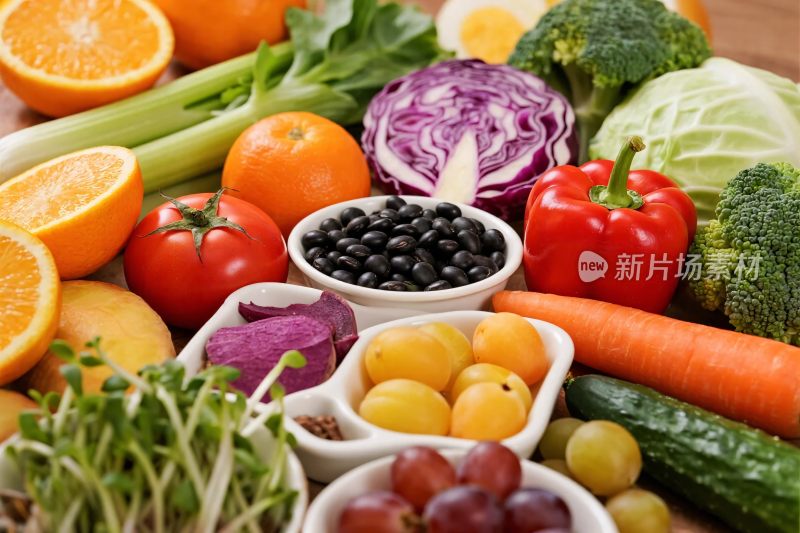 健康果蔬营养图