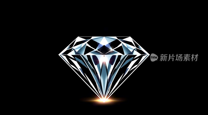 璀璨钻石闪耀光芒