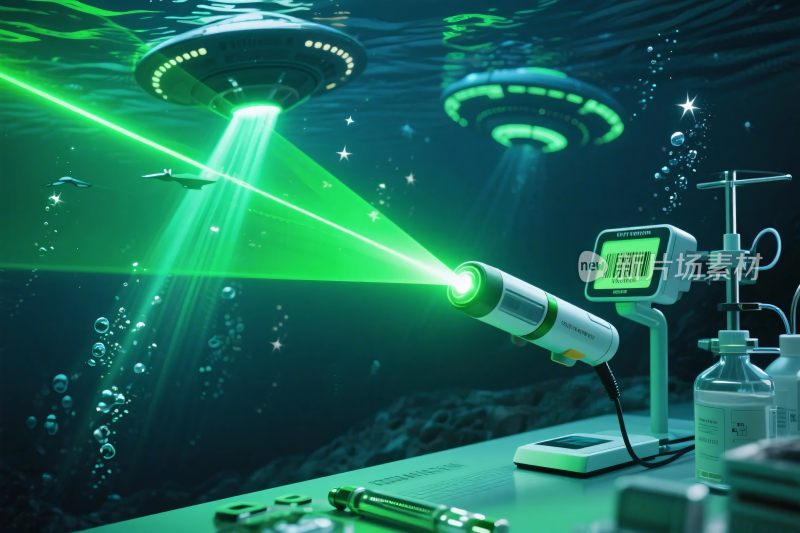 科幻飞碟实验室场景