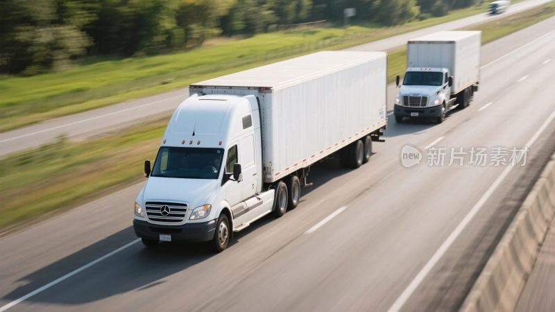 高速公路货车行驶