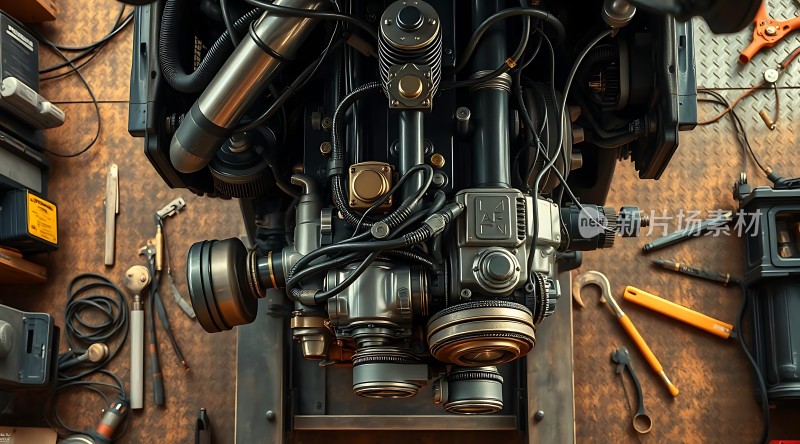 机械之心精密零件与工具的结合