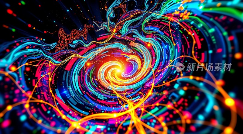 五彩斑斓的宇宙漩涡