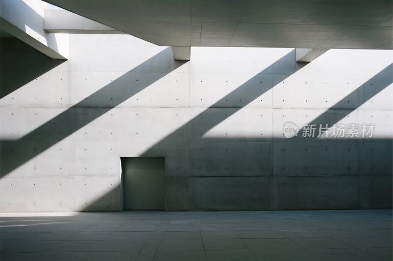 现代建筑内部光影空间