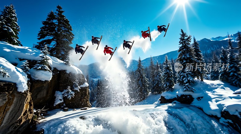 雪地飞跃极限挑战！