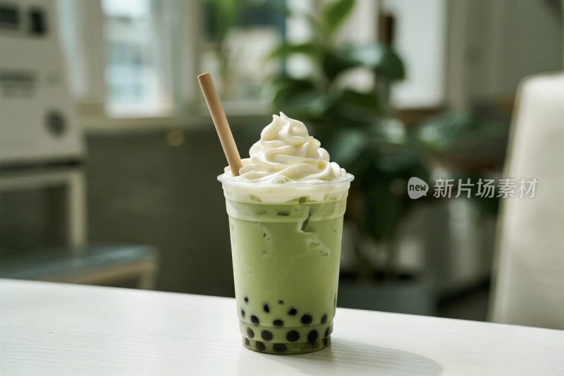 珍珠奶茶特写