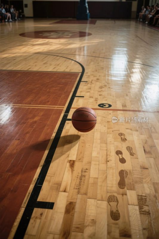 篮球场地篮球场景