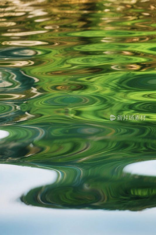 水面波纹抽象艺术图