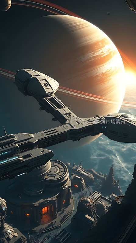 太空之城与神秘星球