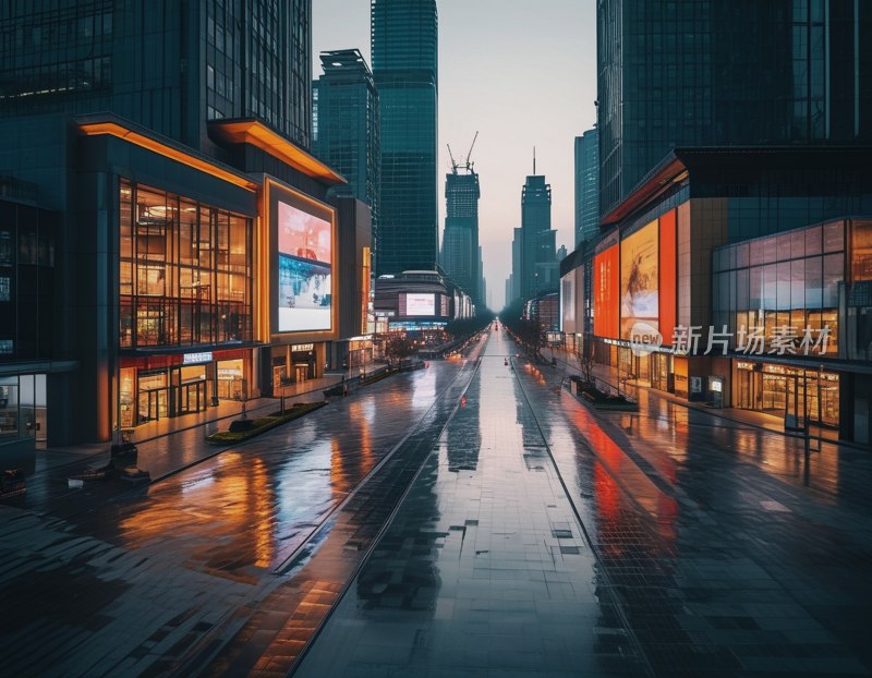 南京新街口晨景