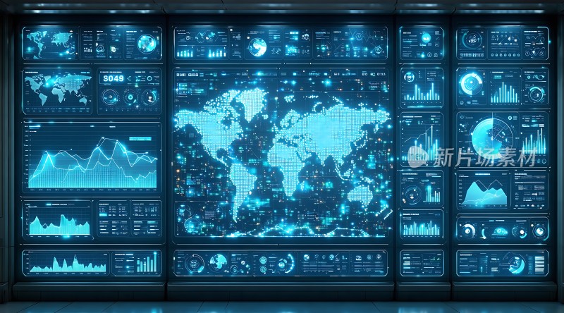 未来科技数据监控中心