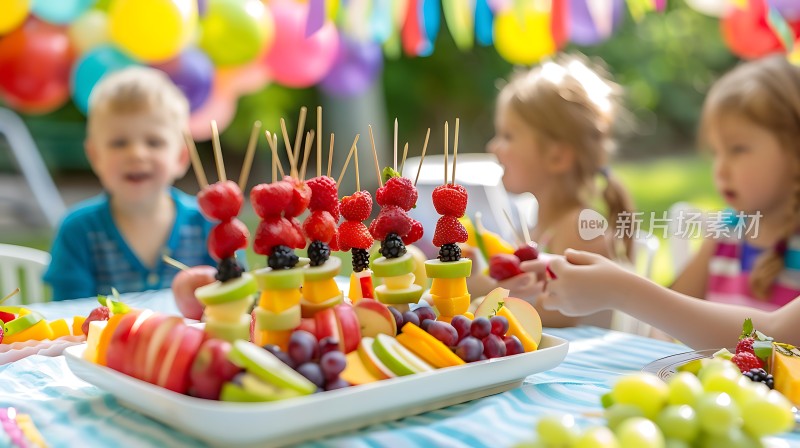 水果串拼盘派对