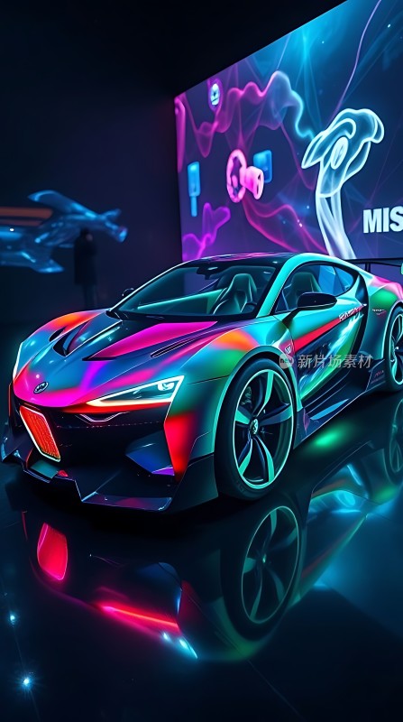 未来科技座驾炫彩跑车盛宴