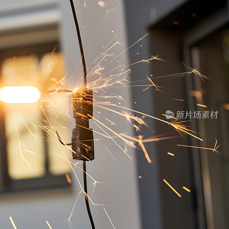 电火花四溅展现力量与美感的瞬间