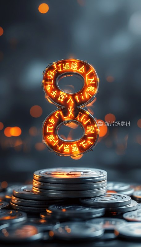 金融术语立体字