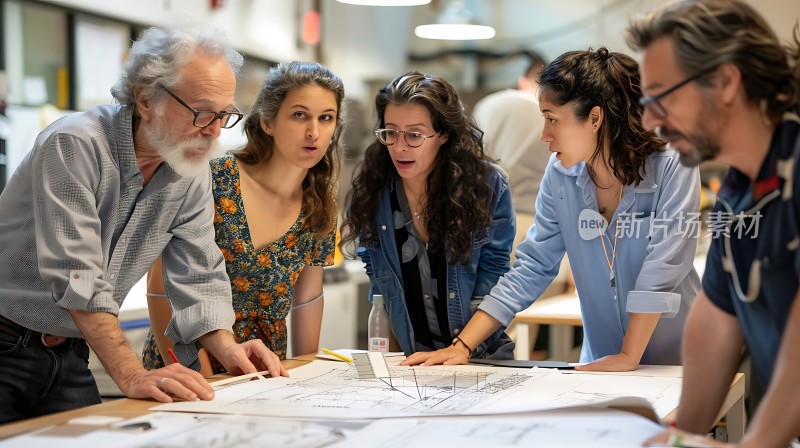 团队协作共同探讨项目方案