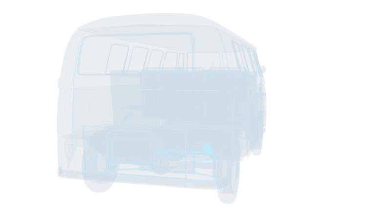 大众公交车巴士公共汽车公交VW Bus