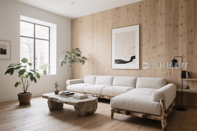 简约客厅室内场景