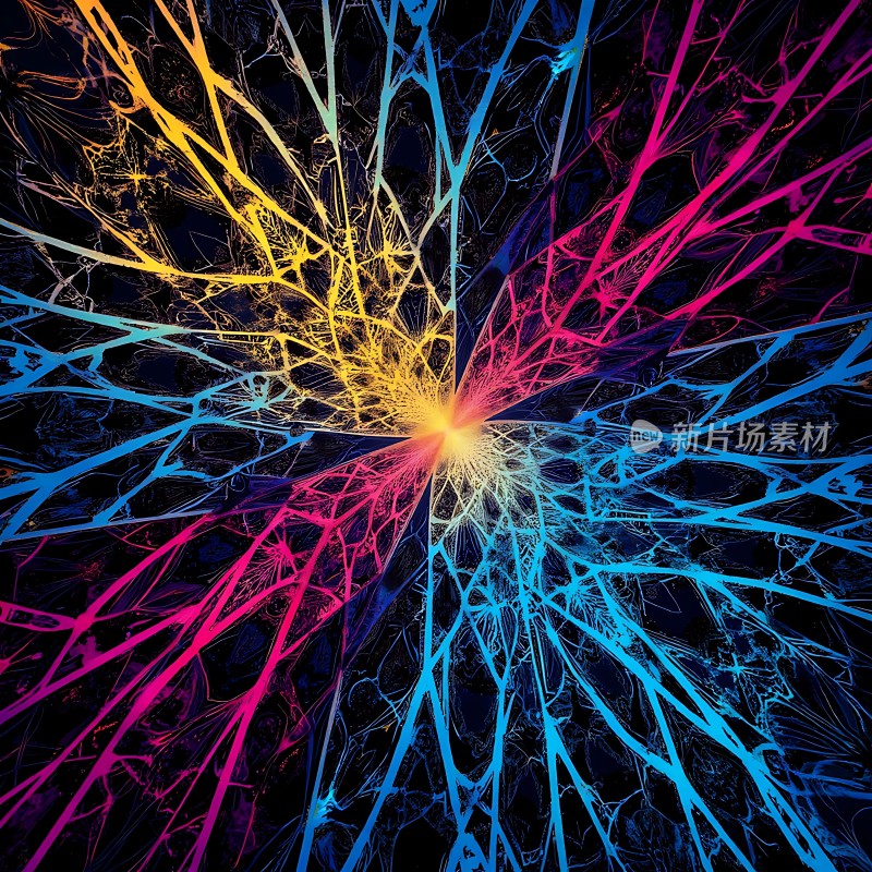 五彩斑斓的神经元网络