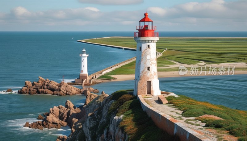 卡马格灯塔映照