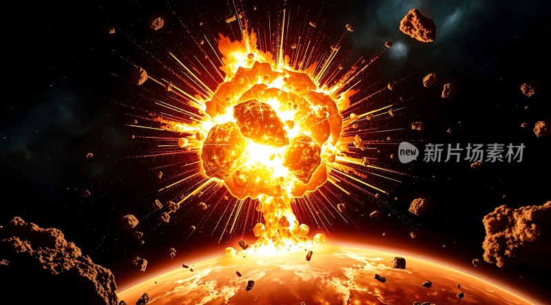 天体碰撞宇宙大爆炸