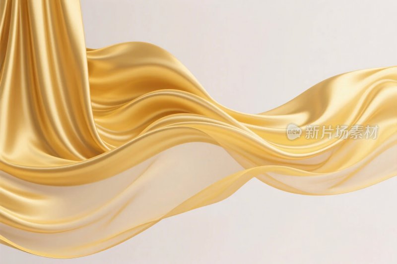 金色丝绸动态效果图
