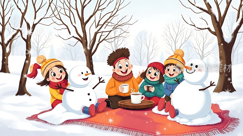 雪地里的欢乐时光