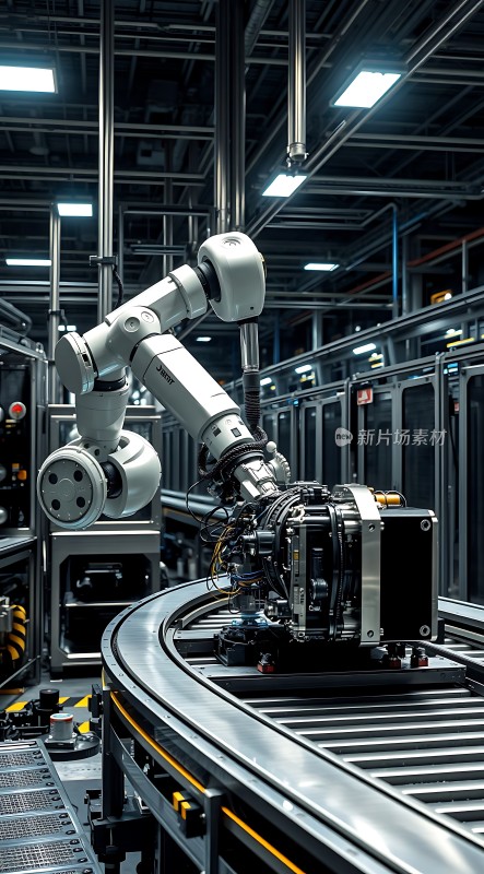 工业机器人精准操作生产线