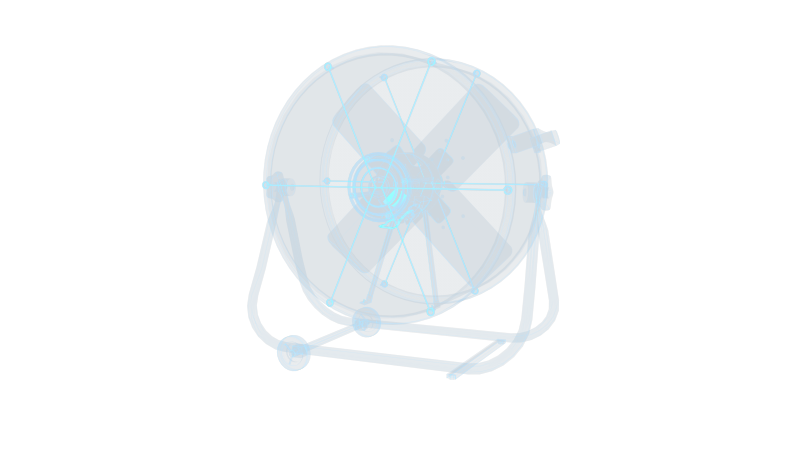 工业吹风机 鼓风机工厂金属大电风扇降温