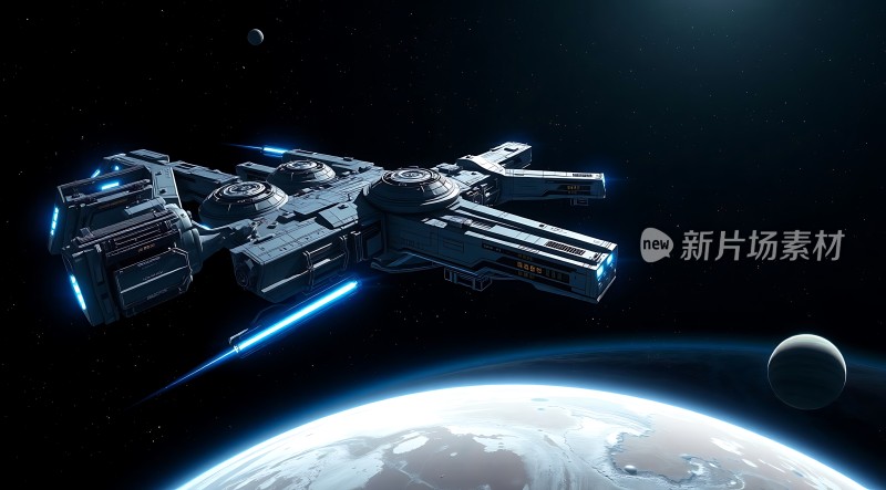 星际飞船探索未知宇宙