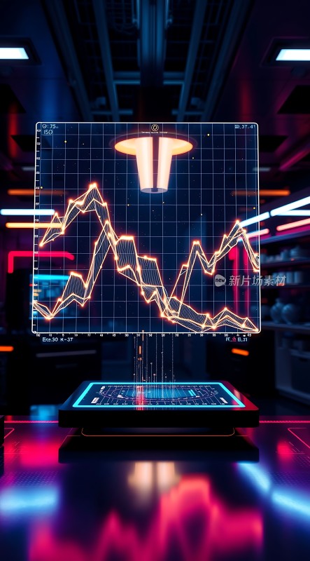 未来科技感数据图表展示