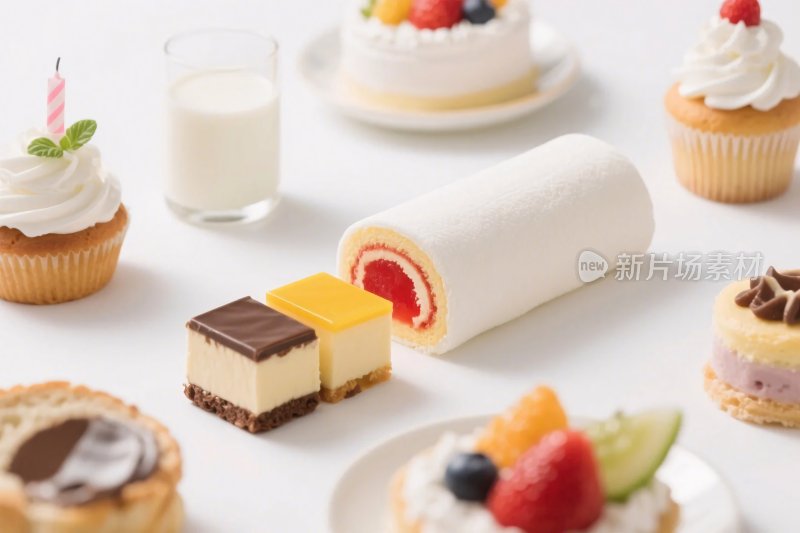 精美甜点食品展示