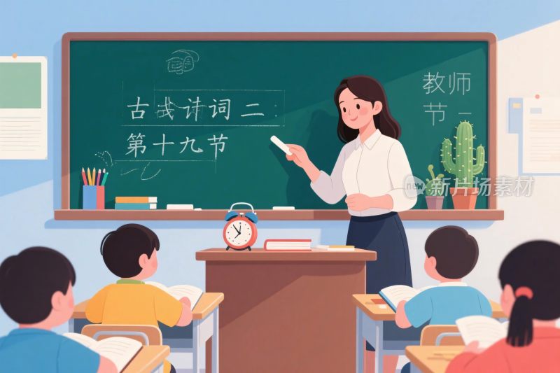 教师授课课堂场景