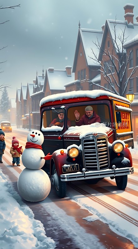 雪地里的快乐时光