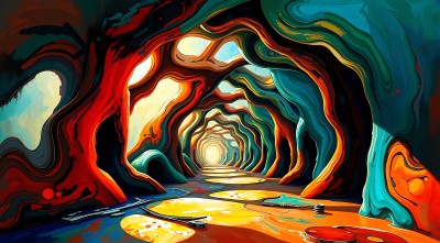 彩色隧道奇境之旅 彩色隧道奇境之旅