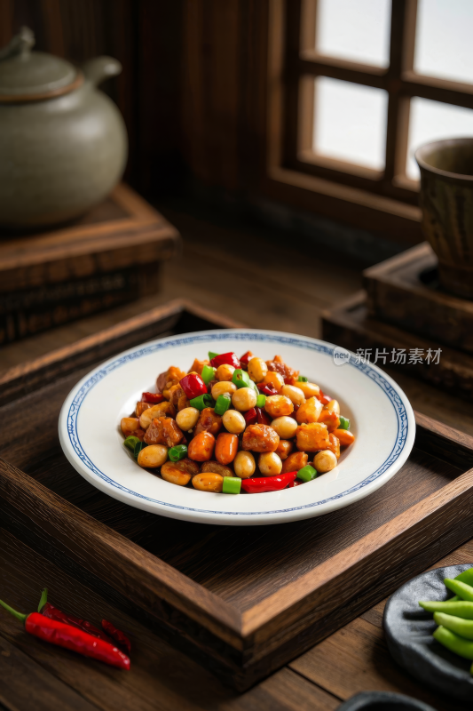 宫保鸡丁中国传统经典美食中式家常美味食物