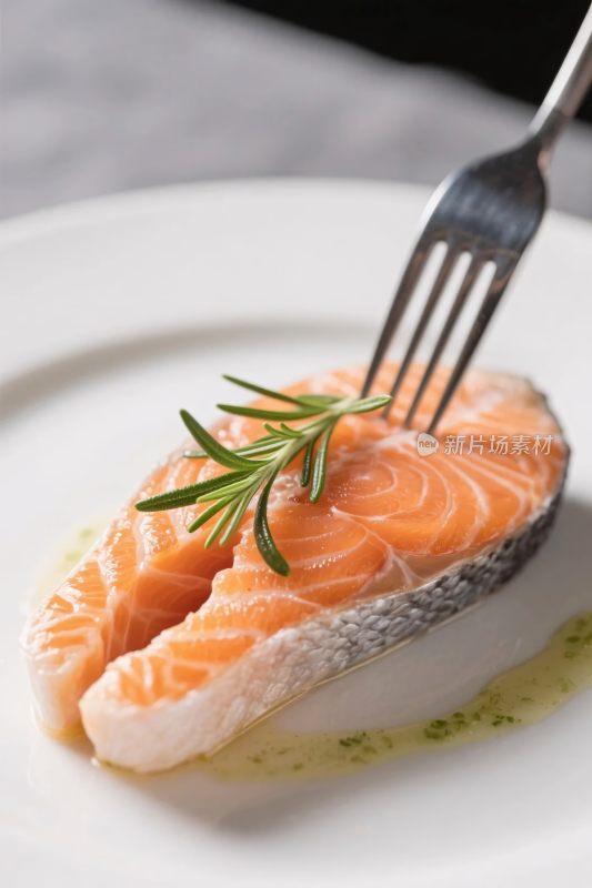 三文鱼美食摆盘