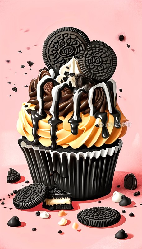 巧克力纸杯蛋糕