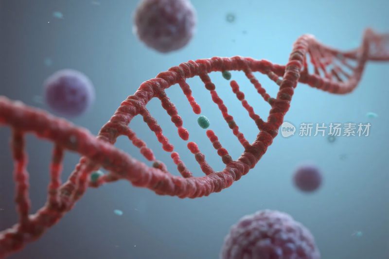 双螺旋科学插画