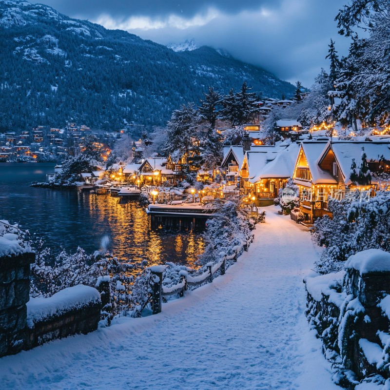 唯美雪景风光