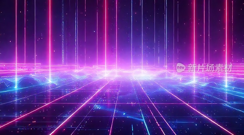 霓虹幻境未来科技之光