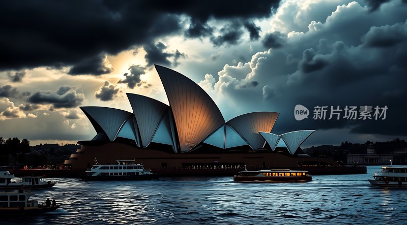 悉尼歌剧院夜景
