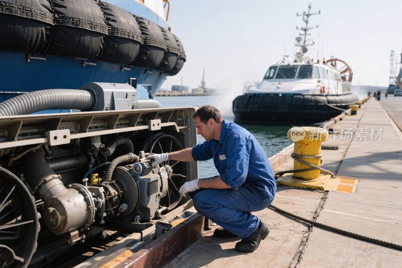 港口设备维修场景