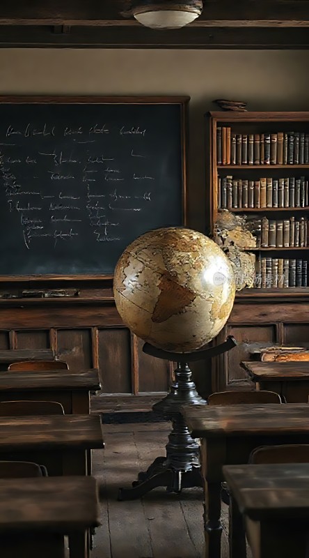 古董地球仪教室