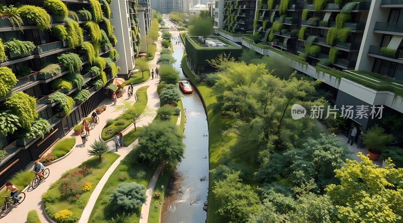 绿色生态城未来生活新篇章