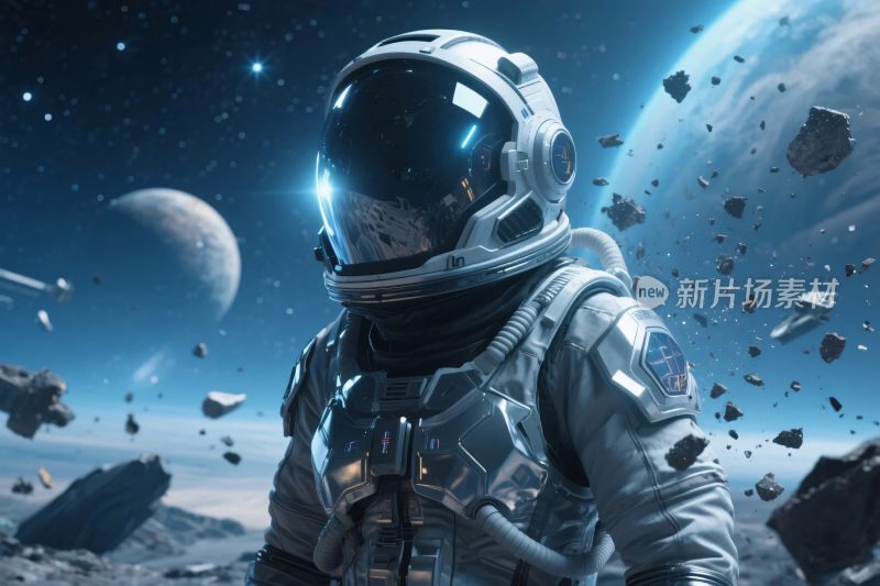 太空宇航员场景图