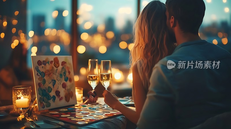 浪漫晚餐温馨时刻