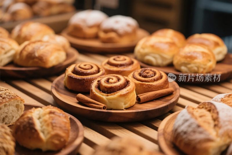 烘焙食品陈列图