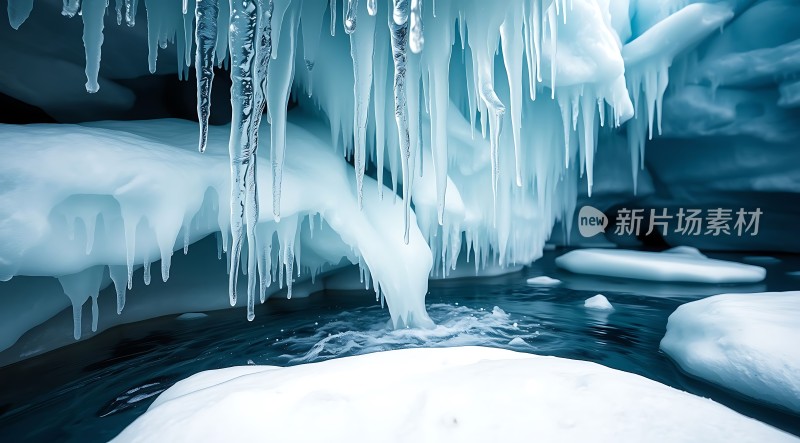 冰封世界晶莹剔透